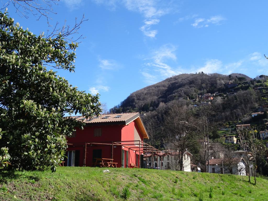 Ostello Casa Rossa Laveno-Mombello Bagian luar foto