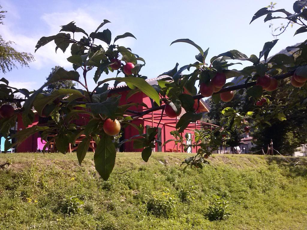 Ostello Casa Rossa Laveno-Mombello Bagian luar foto